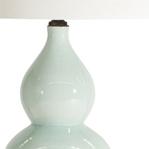 Kemp green table lamp, green lamp, green table lamp, Canvas and Sasson, Interior Collections.