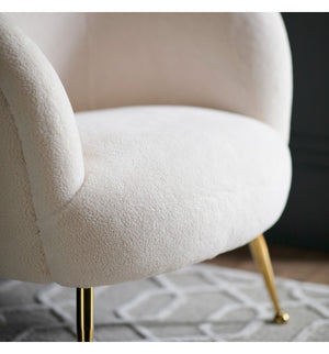 EWANO TUB CHAIR FAUX SHEEPSKIN, ewano, tub chair, interior collections, Gallery Direct 