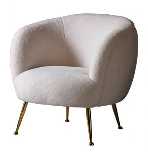 EWANO TUB CHAIR FAUX SHEEPSKIN, ewano, tub chair, interior collections, Gallery Direct 