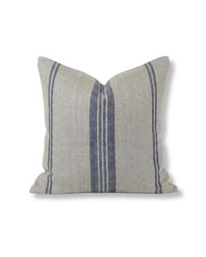 Hamptons Navy Striped Cushion Cover