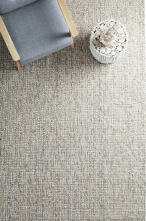 Annabelle Wool & Jute Rug - Grey