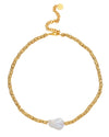 Maisie Baroque Pearl and Gold Necklace