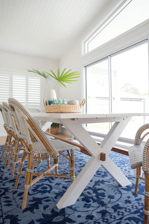 French Bistro Chair - Grey and White