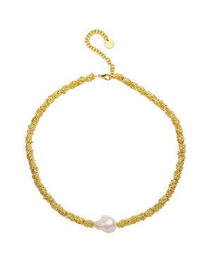 Liora Pearl and Gold Necklace