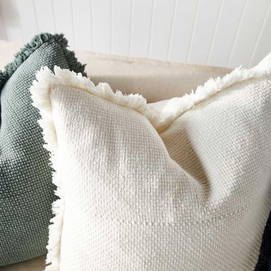 Chelsea Linen Cushion - off white