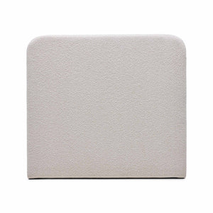 Palome bedhead, Horgans bedheads, cream boucle bedhead, cream bedhead, queen size bedhead, double bedhead, queen size cream boucle bedhead, Interior Collections, Japandi bedhead, 