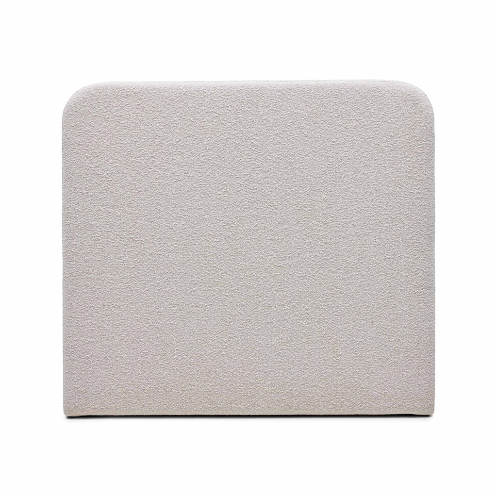 Palome bedhead, Horgans bedheads, cream boucle bedhead, cream bedhead, queen size bedhead, double bedhead, queen size cream boucle bedhead, Interior Collections, Japandi bedhead, 