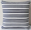 St Tropez Striped Outdoor Cushion Cover - Navy