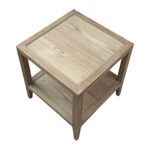 Coastal Square Side Table - Weathered Oak