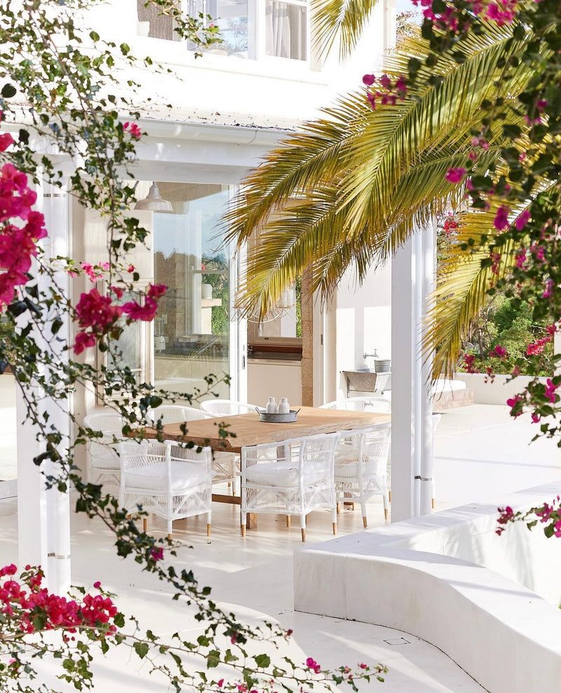 Malawi Chair authentic White with Brass Feet – INTERIOR