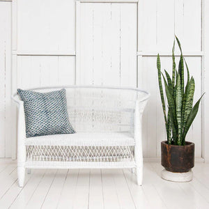 Malawi Chair Double Seater white, Interior Collections, Malawi chair, Malawi, African rattan furniture, rattan furniture, rattan sofa, rattan chair, Coastal Drift,  Malawi 2 seater white, Malawi Sydney, Malawi Victoria, Malawi Queensland, rattan 2 seater chair