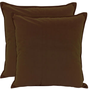 Mocha Velvet Cushions