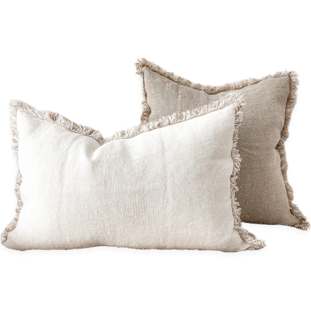 Briar Reversible Rustic Linen cushion