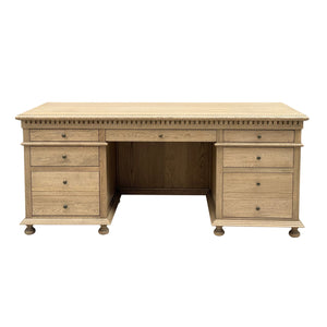 Grande Hamptons Classic Desk - Weathered oak