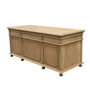 Grande Hamptons Classic Desk - Weathered oak