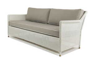 luxury outdoor table, Hamptons outdoor coffee table, coastal outdoor furniture, premium synthetic rattan table, aluminium outdoor table, high-end outdoor furniture Australia, UV resistant outdoor furniture, resort style outdoor table, Wisteria Design Furniture, Interior Collections, white coffee table