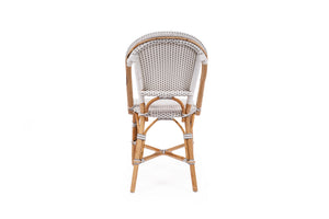 French Bistro Chair - Grey and White