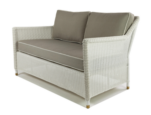Sorrento 2 seat outdoor sofa - white