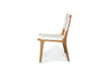 Coastal Teak Dining chair - white