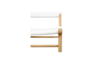 Coastal Teak Dining chair - white