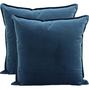blue velvet cushions, velvet cushions, blue cushions, NF Living, Inteior Collections, sea blue cushions, ocean blue cushions