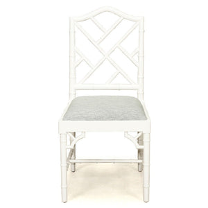 luxury dining chair, Chinese Chippendale chair, Hamptons style dining chair, Coastal dining chair, duck egg blue dining chair, high-end designer chair, removable cushion dining chair, premium home décor Australia, Interior Collections, Abide Interiors