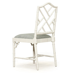 luxury dining chair, Chinese Chippendale chair, Hamptons style dining chair, Coastal dining chair, duck egg blue dining chair, high-end designer chair, removable cushion dining chair, premium home décor Australia, Interior Collections, Abide Interiors