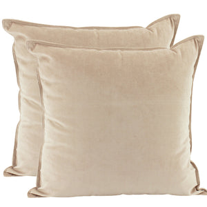 nude velvet cushion, cream cushion, velvet cushion, NF Living, Interior Collections, natural velvet cushion, high end velvet cushion, luxury cushion