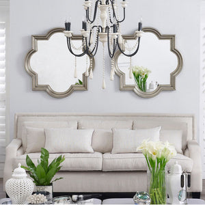 antique silver mirror, trellis frame mirror, luxury wall mirror, designer home décor mirror, elegant reflective mirror, high-end interior mirror, statement wall mirror, modern classic mirror Australia, Interior Collections, Cafe Lighting