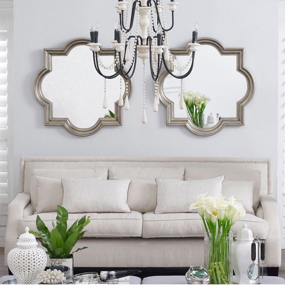 antique silver mirror, trellis frame mirror, luxury wall mirror, designer home décor mirror, elegant reflective mirror, high-end interior mirror, statement wall mirror, modern classic mirror Australia, Interior Collections, Cafe Lighting