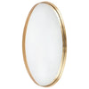 Lucille oval wall mirror gold leaf, gold leaf oval mirror, oval mirror, oval gold mirror, Cafe Lighting mirror, Destiny mirror, Contemporary mirror, chic gold mirror, elegant gold mirror