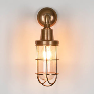 Starboard Wall Lamp Antique Brass