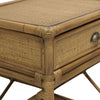 Island Rattan Side table with drawer