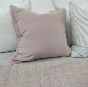 100% pure french linen bedspread, pink bedspread, pure linen pink bedspread, pure linen bedspread, pink linen bedspread, Interior Collections, bedspread