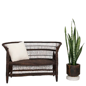 Malawi Chair Double Seater brown, brown  malawi, Interior Collections, Malawi chair, Malawi, African rattan furniture, brown rattan furniture, rattan sofa, rattan chair, Coastal drift, Malawi 2 seater, Malawi Sydney, Malawi Victoria, Malawi Queensland, rattan 2 seater