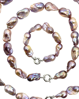 pink baroque pearl necklace, natural pink baroque pearl, natural pink pearls, authentic pink baroque pearls, natural pink baroque pearl necklace, Interior Collections