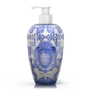 Firenze Body Wash - White Flowers and Amber, Interior Collections, body wash, luxurious body wash, Sydney luxury body wash, Luxury hand soap, luxure diffuser, Dolce and Gabanna type design, blue and white body wash, blue and white hand wash