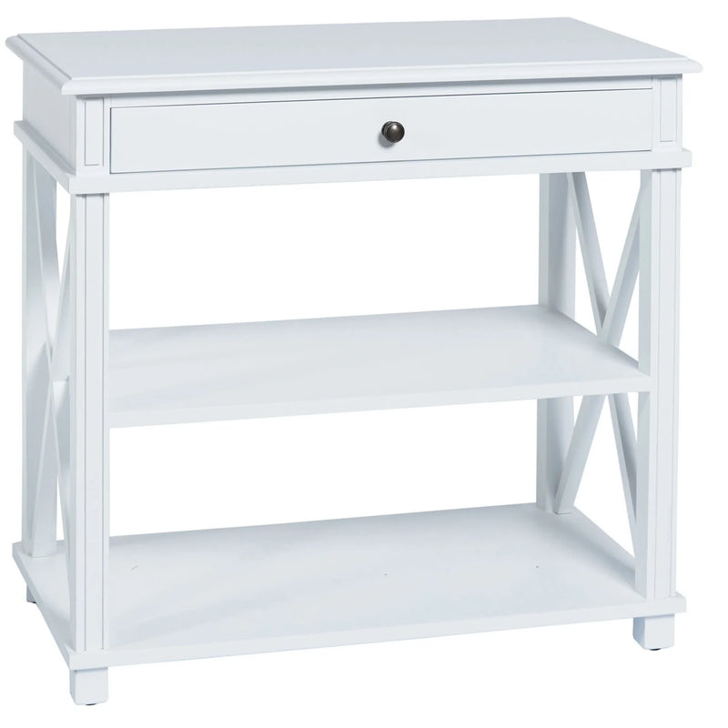 MANTO BEDSIDE TABLE LARGE WHITE, Canvas and Sasson, bedside table, interior collections, hamptons bedside table, 