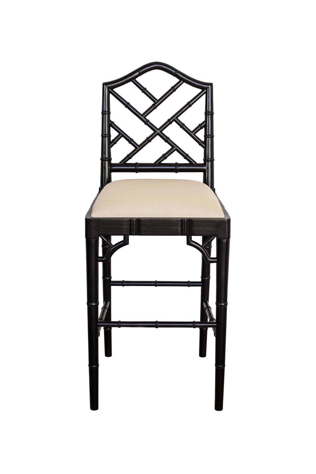 Classic Caribbean stool - black