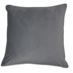 Paloma Silver Velvet Cushion Cover