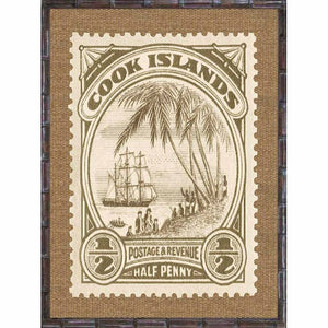Island Stamps Framed Art Series 4