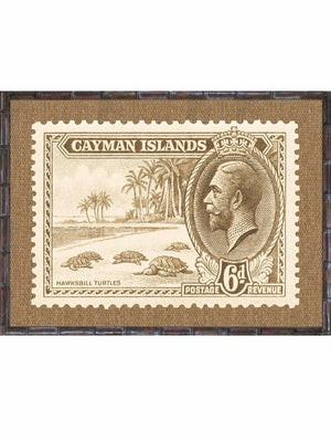Island Stamps Framed Art Series 6