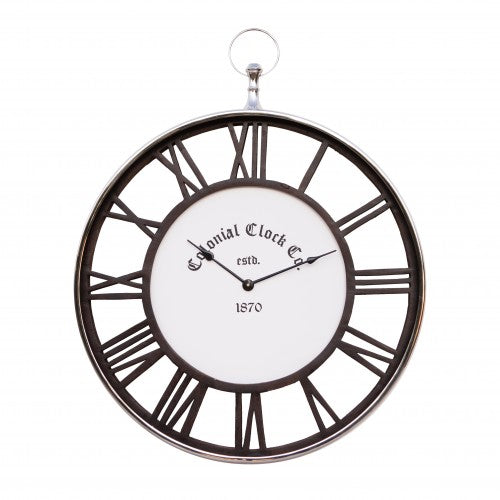 Colonial Wall Clock - Dark 60 cm