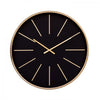 Black & Brass Regency Wall Clock