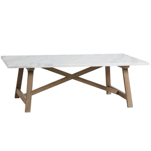 Marble Top Timber Coffee Table
