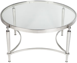 Jacques Coffee Table - Nickel