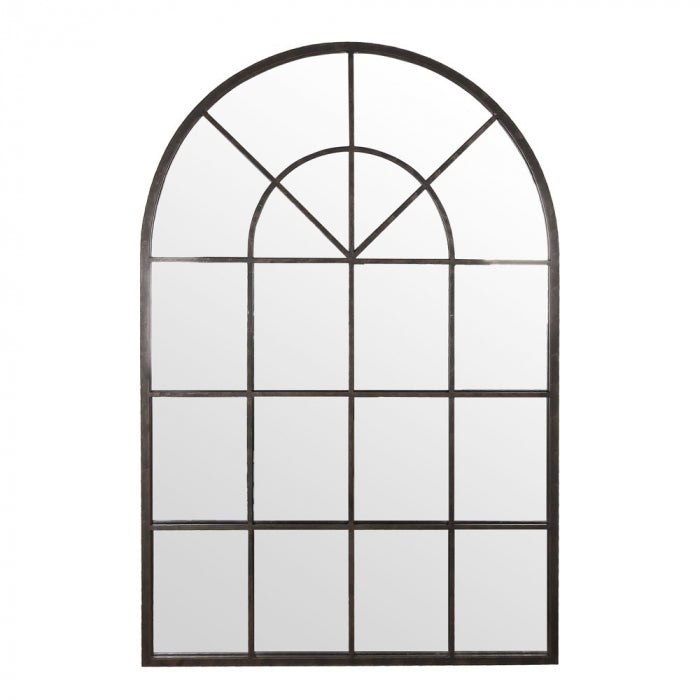Iron Arched Mirror