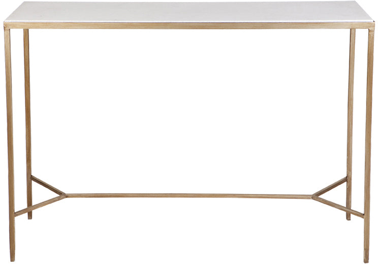 Illinois Console Table - Gold