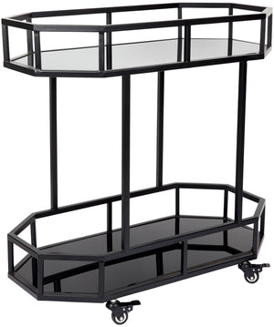 Manhattan Drinks Trolley - Black