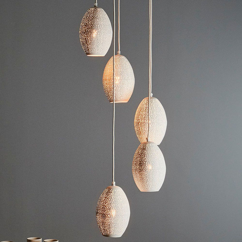 CONSTELLATION 5 BALLOON PENDANT LIGHT CLUSTER -white - Interior Collections